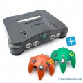 N64 - Konsole (inkl. 2 Controller #rot #grün & Zubehör) (gebraucht)