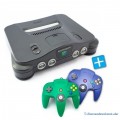 N64 - Konsole (inkl. 2 Controller #grün #blau & Zubehör) (gebraucht)