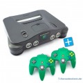 N64 - Konsole (inkl. 2 Controller #grün & Zubehör) (gebraucht)