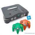 N64 - Konsole (inkl. 2 Controller #grün #rot & Zubehör) (gebraucht)
