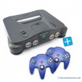 N64 - Konsole (inkl. 2 original Controller #blau & Zubehör) (gebraucht)