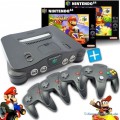 N64 - Konsole (inkl. Mario Kart & Diddy Kong, 4 Controller & Zubehör) (gebraucht)