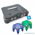 N64 - Konsole (inkl. 2 Controller #blau #grün & Zubehör) (gebraucht)