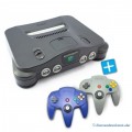 N64 - Konsole (inkl. 2 Controller #grau #blau & Zubehör) (gebraucht)