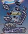 GameBoy Color - 2x MINI Lights mit Double Connector Link Cable (NEU & OVP)