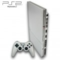 Playstation 2 - Konsole Slim #silber (inkl. Controller & Zubehör) (gebraucht)