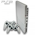 Playstation 2 - Konsole Slim #silber (inkl. 2 Controller & Zubehör) (gebraucht)