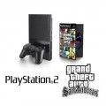 Playstation 2 - Konsole Slim #schwarz (inkl. GTA San Andreas, Dual Shock Controller & Zubeh�r) (gebraucht)