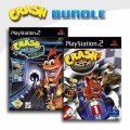 Playstation 2 - Crash Bandicoot: Der Zorn des Cortex + Crash: Nitro Kart (mit OVP) (gebraucht)