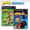 Playstation 2 - Crash Bandicoot: Twinsanity + Crash: Tag Team Racing (mit OVP) (gebraucht)