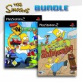 Playstation 2 - The Simpsons: Hit & Run + Simpsons Skateboarding (mit OVP) (gebraucht)