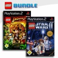 Playstation 2 - Lego Indiana Jones - Die legendären Abenteuer + LEGO Star Wars 2 - Die Klassische Trilogy (mit OVP) (ge