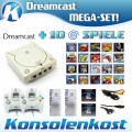 Dreamcast - Konsole (inkl. 2 Controller / 2 Vibr. / 2 VMU + 10 Spiele) (gebraucht)