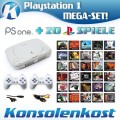 Playstation 1 - Konsole PSOne Slim (inkl. 2 Controller + 20 Spiele) (gebraucht)