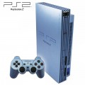 Playstation 2 - Konsole #aqua blau (inkl. Dualshock Controller & Zubehör) (gebraucht)
