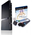 Playstation 2 - Konsole #Apres-Ski Party Bundle (inkl. Spiele, 2 original Controller & Zubehör) (mit OVP) (gebraucht)