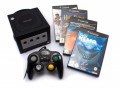 GameCube - Konsole #schwarz (inkl. 4 Spiele, Controller & Zubehör) (gebraucht)