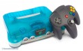 N64 - Konsole #Clear Blue-White (inkl. Controller & Zubehör) (gebraucht)
