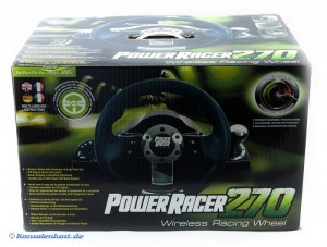 Xbox 360 - Power Racer 270 Wireless Racing Wheel (NEU & OVP)