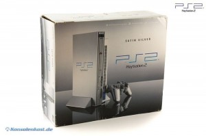 Playstation 2 - Konsole #silber (mit OVP) (gebraucht)