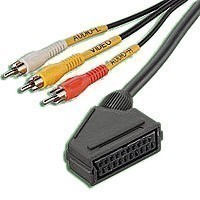 Specials - Kabel Adapter Scart-Kupplung zu 3xCinch (A/V) Stecker (NEU & OVP)