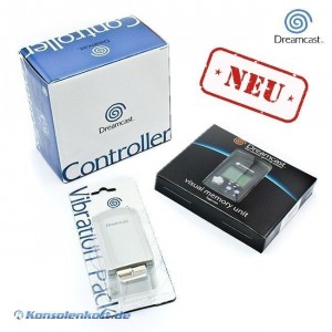 Dreamcast - Controller + Vibration + VMU (NEU & OVP)