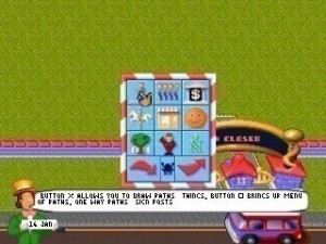 Playstation 1 - Theme Park (mit OVP) (gebraucht)