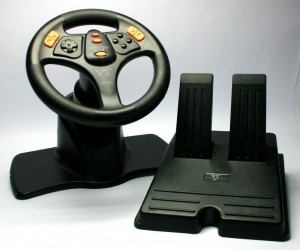 Dreamcast - V3 FX Racing Wheel (mit OVP) (gebraucht)