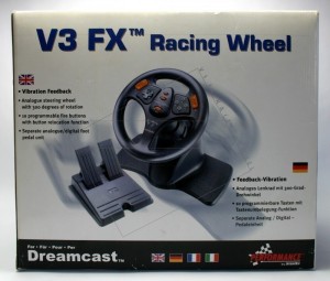 Dreamcast - V3 FX Racing Wheel (mit OVP) (gebraucht)