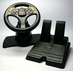 Dreamcast - V3 FX Racing Wheel (mit OVP) (gebraucht)