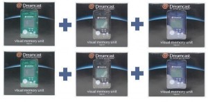 Dreamcast - 6 limitierte VMU's (NEU & OVP) 