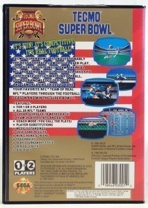 Mega Drive - Tecmo Super Bowl (mit OVP) (US-Import) (gebraucht)