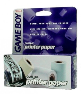 GameBoy - Nintendo Printer Paper / Drucker Papier (NEU & OVP)