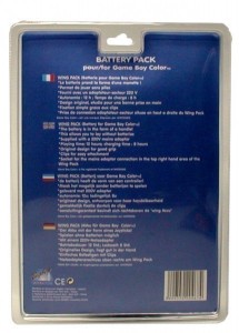 GameBoy Color - Battery Pack + Ladeger�t + Griffe -t�rkis- [BigBen] (NEU & OVP)