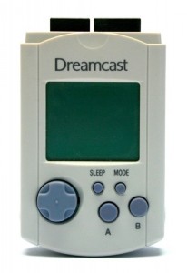 Dreamcast - Original Visual Memory Unit / Memory Card [Sega] #wei� HKT-7000 (gebraucht)
