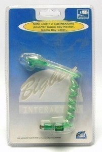 GameBoy Color - Mini Light / Licht 2 Connektions-gr�n- (NEU & OVP)