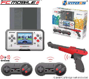 NES - FC Mobile II / NES Handheld (PAL) + 2 Wireless Controller + Lightgun + Netzteil #wei� (Hyperkin) (NEU & OVP)