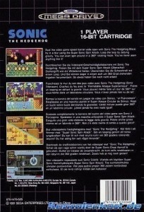 Mega Drive - Sonic the Hedgehog (mit OVP) (gebraucht)
