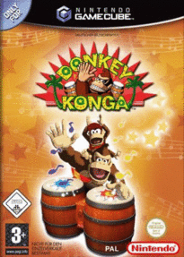 GameCube/Wii - Donkey Konga (ohne Bongo Controller) (mit OVP) (gebraucht)