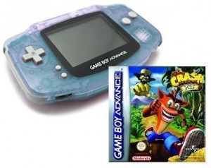 GameBoy Advance Konsole + Crash Bandicoot XS (gebraucht)