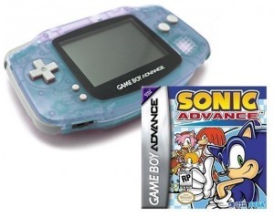 GameBoy Advance Konsole + Sonic Advance 1 (gebraucht)