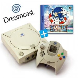 Dreamcast - Konsole + Sonic Adventure 1 + Controller + Zubeh�r (gebraucht)