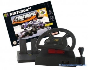 N64 - F-1 World Grand Prix + Madcatz Lenkrad