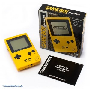 GameBoy Pocket - Konsole #Gelb (mit OVP) (gebraucht)