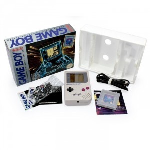 GameBoy - Konsole #Grau (mit OVP) (inkl. Tetris & Link-Kabel & Original Kopfh�rer) (gebraucht)