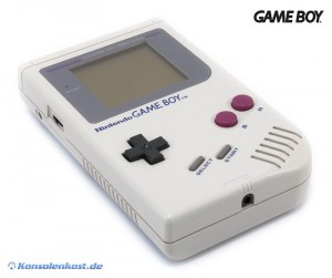 GameBoy - Konsole #Grau (mit OVP) (inkl. Tetris & Link-Kabel & Original Kopfh�rer) (gebraucht)