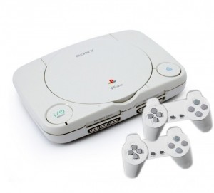 Playstation 1 - PSOne Konsole [SLIM] + 2 Controller (gebraucht) 