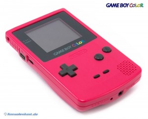 GameBoy Color - Konsole #Rosa Pink (wie NEU, mit neuem Display) (gebraucht)