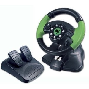 Xbox - Speed Link Green Lightning Wheel Lenkad (gebraucht)