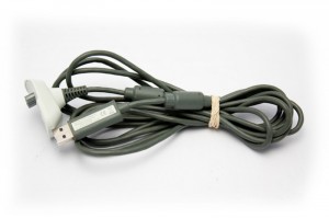 Xbox 360 - Original Chargeable Cable (Ladekabel f�r Wireless Controller) #grau (gebraucht)